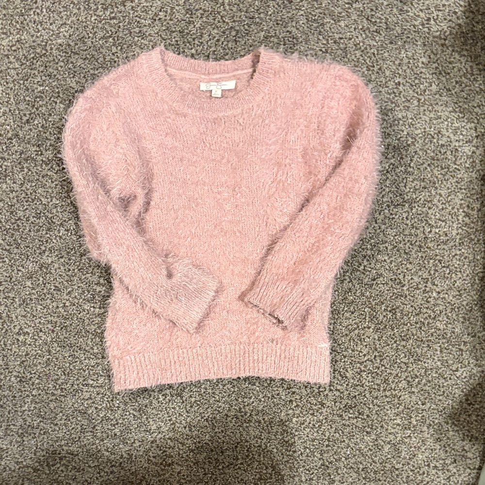 Jessica Simpson Soft Pink Crew Neck Sweater